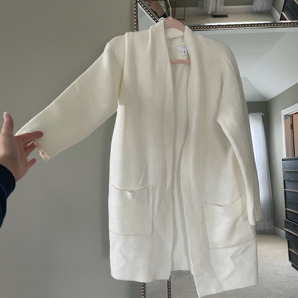 Cozy white cardigan